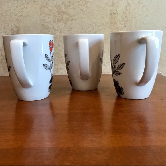 THREE Corelle Mandarin Flower Mugs - Picture 4 of 8